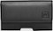 Platinum™ - Leather Hip Case for Most Cell Phones Up to 5" - Black-Front_Standard