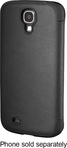  Platinum™ - Leather Flip Case for Samsung Galaxy S 4 Cell Phones - Black