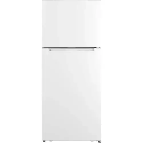 Front. Element - Element ENR18TFGCW 17.6 Cu. Ft. White Top Freezer Refrigerator - White.