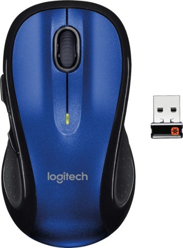 Logitech - M510 Wireless Optical Ambidextrous Mouse - Blue