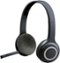 Logitech - H600 RF Wireless On-Ear Headset - Black-Front_Standard