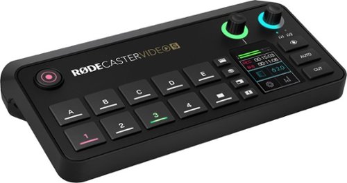 RØDE - RØDECaster Video S - Video and Audio Production Console - Black