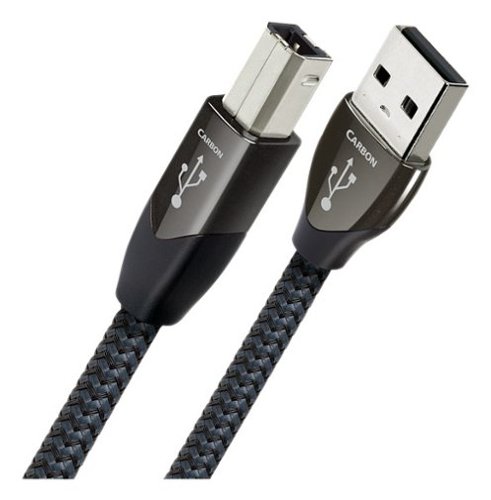 AudioQuest - Carbon 16.4' USB 2.0 Cable - Black/Gray