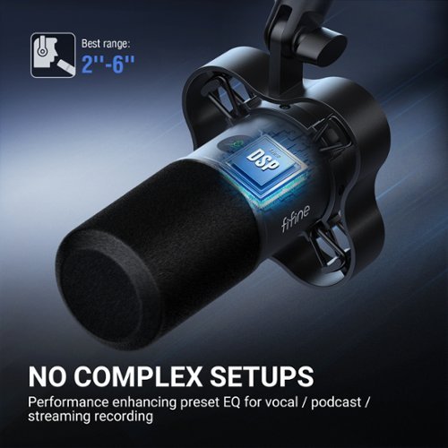 FIFINE Dynamic Podcast Microphone Set with Boom Arm, Mute, Headphone Jack, XLR/USB Studio Mic for Streaming & Recording - Black HOW TO BUY