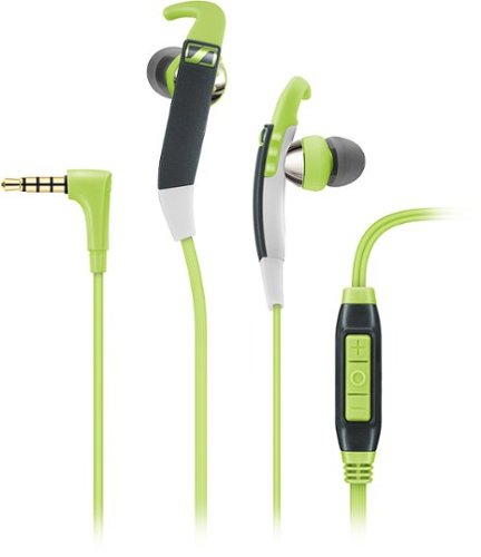  Sennheiser - Sport Earbud Headphones - Green/White