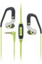 Sennheiser - Sport Ear-Hook Earbud Headphones - Green/White/Gray-Front_Standard