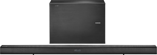  Samsung - 500 Series 2.1-Channel Soundbar with 7&quot; Wireless Active Subwoofer - Black