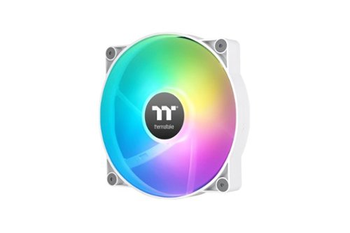 Thermaltake - CT200 ARGB PWM 200mm Computer Case Fan with Hydraulic Bearing (Single Pack) - White