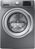 Samsung - 4.2 Cu. Ft. 9-Cycle High-Efficiency Steam Front-Loading Washer - Platinum-Front_Standard