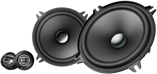  Pioneer - A Series 5 1/4in. 300W Max Power 2-Way 20mm PI-Tweeter - Component Speakers Pair - Black