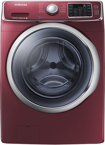  Samsung - 4.2 Cu. Ft. 11-Cycle High-Efficiency Steam Front-Loading Washer - Merlot