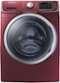 Samsung - 4.2 Cu. Ft. 11-Cycle High-Efficiency Steam Front-Loading Washer - Merlot-Front_Standard