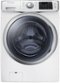 Samsung - 4.2 Cu. Ft. 11-Cycle High-Efficiency Steam Front-Loading Washer - White-Front_Standard
