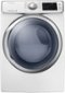 Samsung - 7.5 Cu. Ft. 13-Cycle Steam Gas Dryer - White-Front_Standard