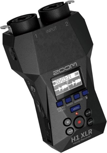 Zoom H1 XLR Portable Audio Recorder for Video Black ZH1XLR - Best Buy