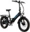 Lectric eBikes - XP Step-Thru 3.0 Foldable Long-Range eBike: 65 miles Max Operating Range & 28 mph Max Speed - Unisize - Black-Left_Standard 