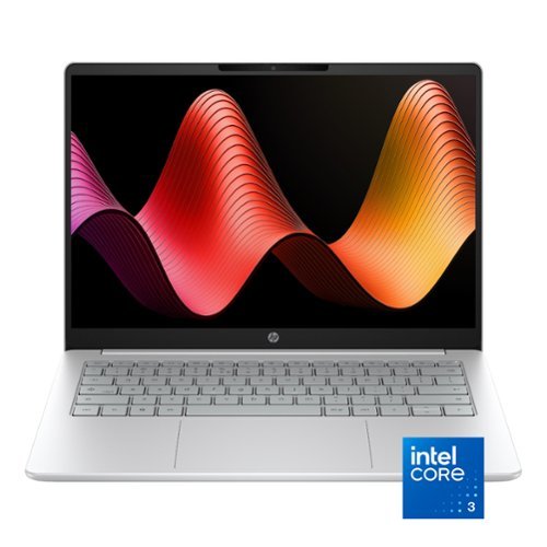 HP - 14" 2K Touchscreen Chromebook Plus - Intel Core 3 N355 - 8GB Memory - 128GB UFS - Glacier Silver â€“ Intel N355