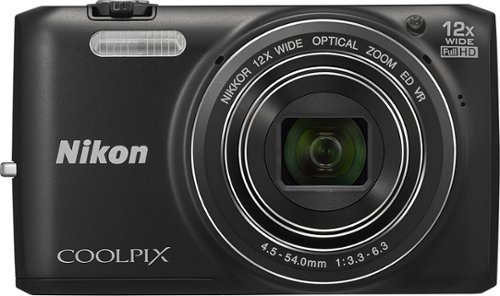  Nikon - Coolpix S6800 16.0-Megapixel Digital Camera - Black