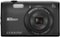 Nikon - Coolpix S3600 20.0-Megapixel Digital Camera - Black-Front_Standard