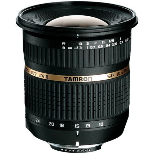 Tamron - SP 10-24mm f/3.5-4.5 Di II LD Aspherical (IF) Wide-Angle Zoom Lens for Canon EF-S - Black-Front_Standard 