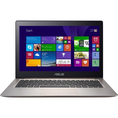  ASUS - ZENBOOK 13.3&quot; Touch-Screen Laptop - Intel Core i5 - 8GB Memory - 128GB Solid State Drive - Smokey Brown