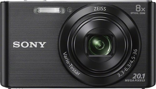  Sony - DSC-W830 20.1-Megapixel Digital Camera - Black