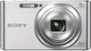 Sony - DSC-W830 20.1-Megapixel Digital Camera - Silver-Front_Standard