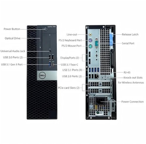 Dell Refurbished Excellent Optiplex 7060 SFF Desktop PC, Intel