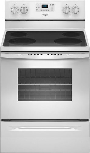  Whirlpool - 5.3 Cu. Ft. Self-Cleaning Freestanding Electric Range - White
