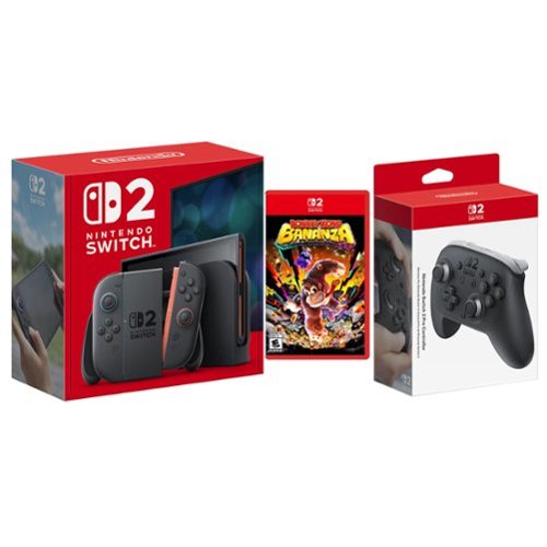 Switch 2 Console with Donkey Kong Bonanza and Pro Controller