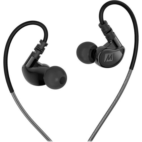 MEE audio - M6 Sports Wired In-Ear Headphones - Black