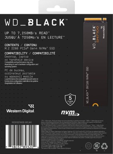 WD BLACK SN7100 1TB Internal SSD Gen 4 x4 NVMe WORLDWIDE DELIVERY