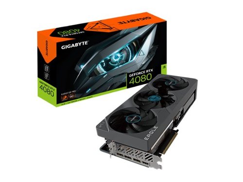 GIGABYTE NVIDIA GeForce RTX 4080 Eagle OC 16GB GDDR6X PCI Express 4.0 Graphics Card - Black WORLDWIDE DELIVERY
