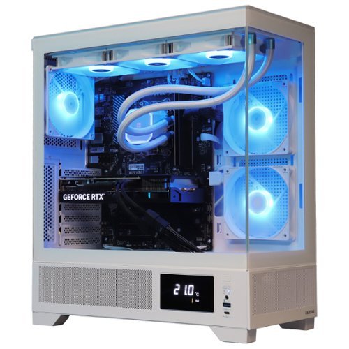 Cobratype - Mamba Gaming Desktop - AMD Ryzen 7 9700X - 32GB DDR5 Memory - AMD Radeon RX 9070 XT -  1TB NVMe - White