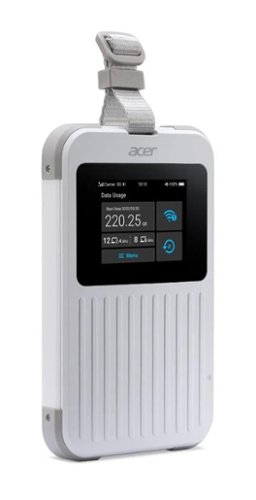 Acer - Connect M6E Wi-Fi 5G Mobile Hotspot - White-Front_Standard 