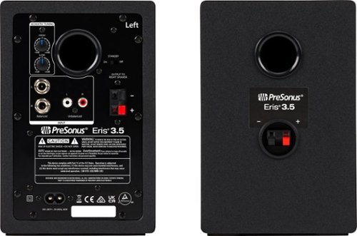 PreSonus Studio Monitors ERIS 3.5 - Black WORLDWIDE DELIVERY