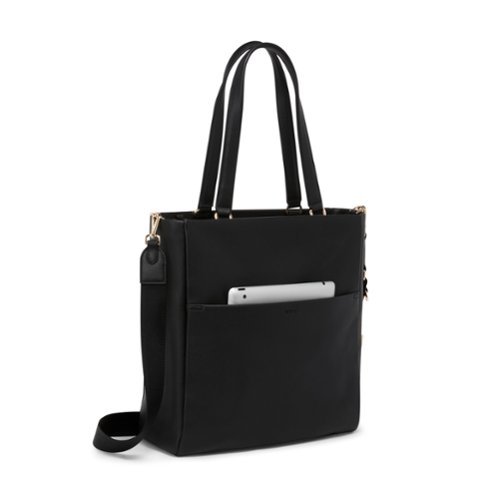 TUMI Voyageur Vail North/South Tote - Black/Light Gold WORLDWIDE DELIVERY