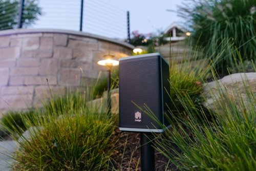 Lodge Solar Powered, Premium Sound, Outdoor, Landscape, Weatherproof Bluetooth Speaker (Each) - Black BUY IN EUROPE