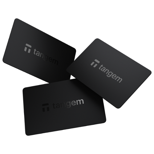 Tangem - Wallet Classic - 3 pack - Black-Front_Standard 