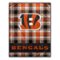 Pegasus - Cincinnati Bengals 66" x 95" Oversized Plaid FAN-mily Ultra Cozy Blanket - Multicolor-Front_Standard