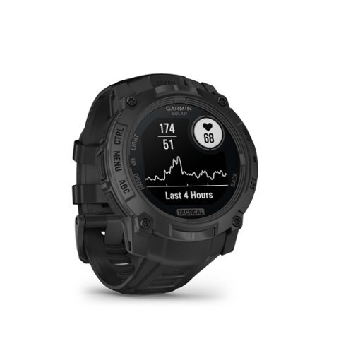 Garmin Instinct 3 Solar GPS Smartwatch 50 mm Fiber-reinforced Polymer Tactical Edition - Black - (2025) SHOP ONLINE