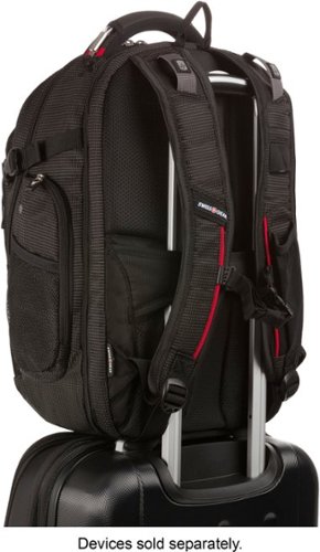 SwissGear Commander USB ScanSmart Laptop Backpack - Dotted Black BUY IN UAE