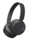 JVC - HA S35BT Wireless On-Ear Headphones - Black-Front_Standard
