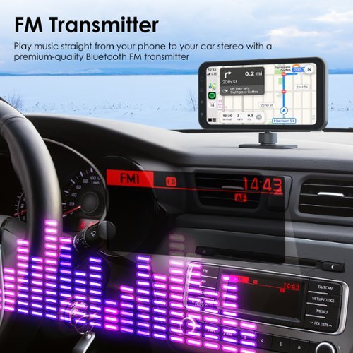 Rexing CPStream Wireless Multimedia Receiver with CarPlay & Android Auto - Black BUY ONLINE