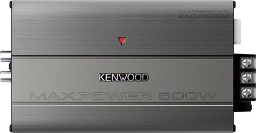  Kenwood - 300W Class D Bridgeable Multichannel MOSFET Amplifier - Gray