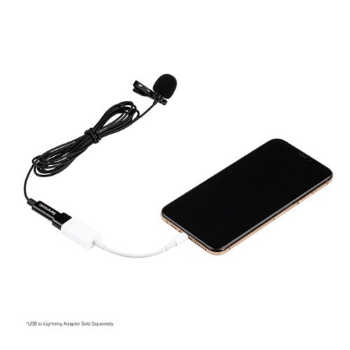 Saramonic Lavalier Mic w/ USB-C Output, 6.6' Cable & USB Adapter for Mobile Devices & Computers SHOP ONLINE