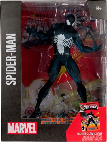 McFarlane Toys Marvel Spider-Man 1:6th Scale Collectible with Scene & Comic (Marvel Super Heroes Secret Wars #8) SHOP ONLINE