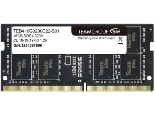 Team Group Team Elite 16GB 260 Pin DDR4 SO DIMM DDR4 3200 (PC4