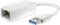 Insignia™ - USB 3.0-to-Gigabit Ethernet Adapter - White-Front_Standard