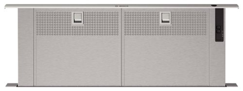 Bosch - 36 inches - Externally Vented - Telescopic Downdraft Range Hood - Stainless Steel-Front_Standard 